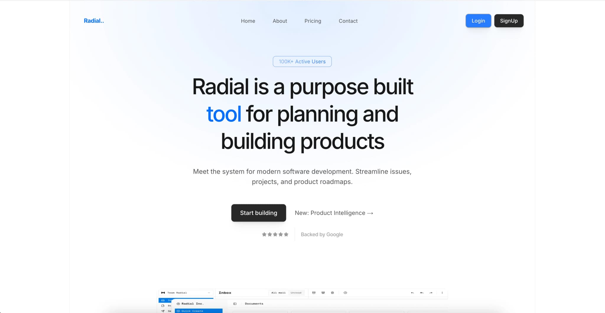 Saas Landing Page Template